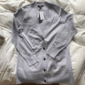 Merino long cardigan